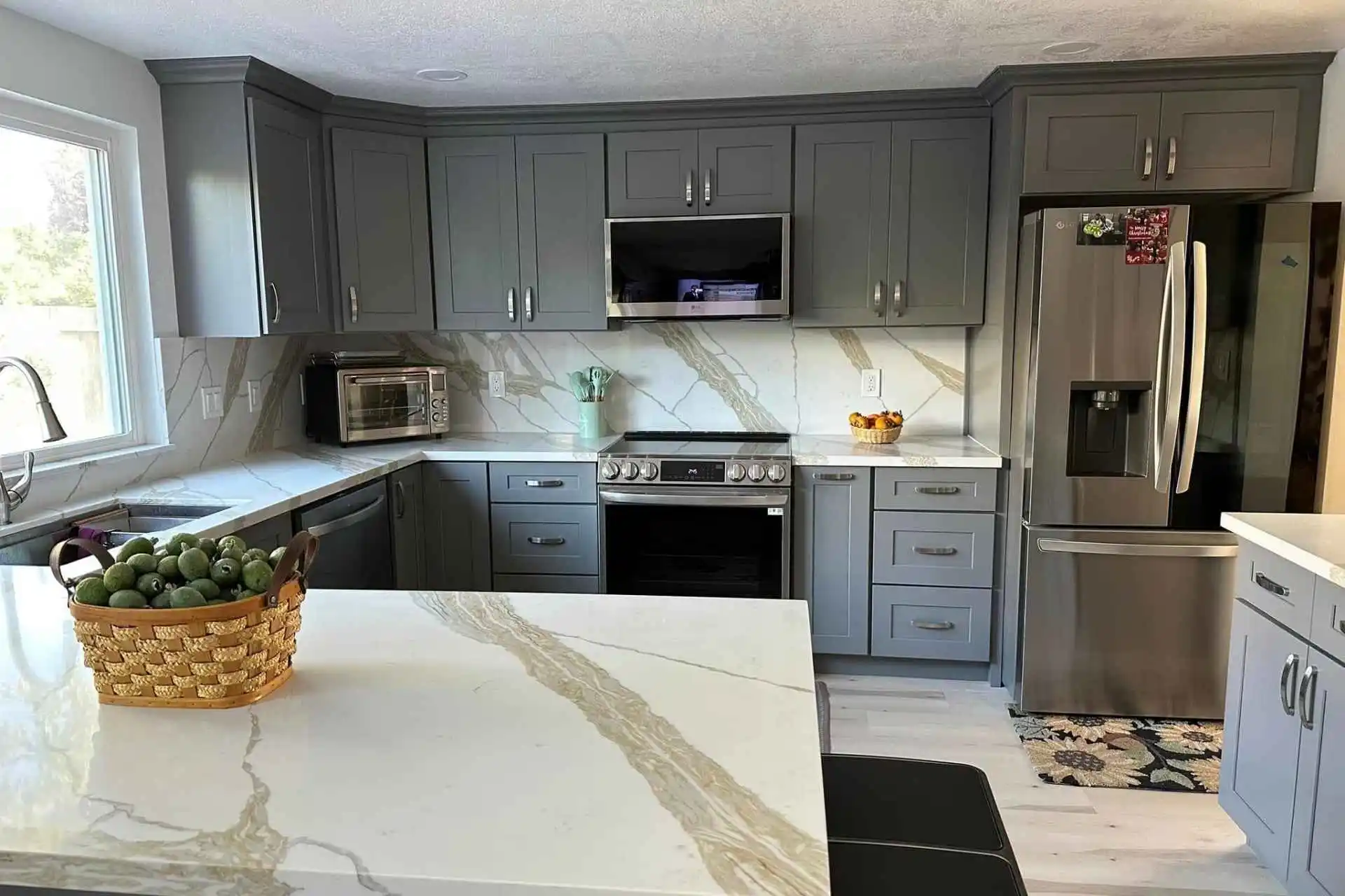 Contemporary Transitional Kitchen Remodel in Concord, CA by JL Home Service project photo 3