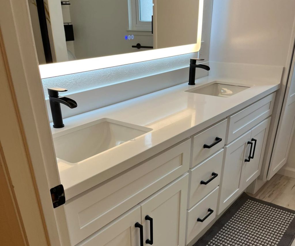 custom bathroom storage